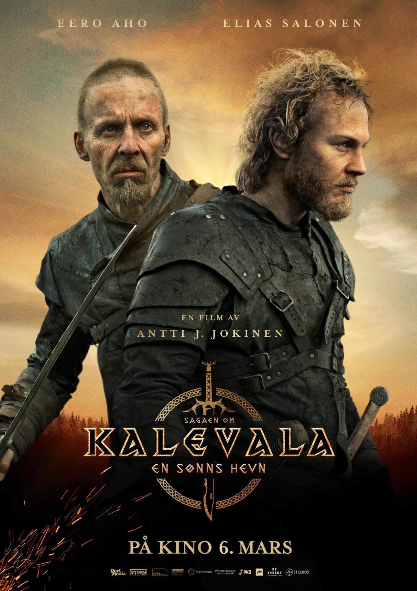 Plakat for 'Sagaen om Kalevala - En sønns hevn'