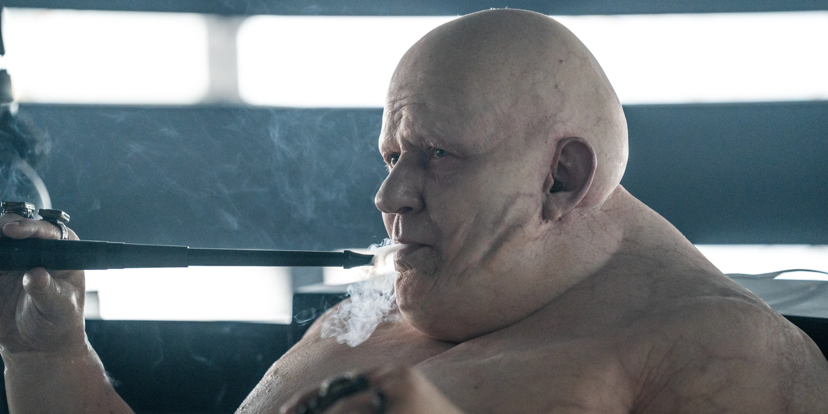Stellan Skarsgård som Baron Vladimir Harkonnen i "Dune: Part Two".