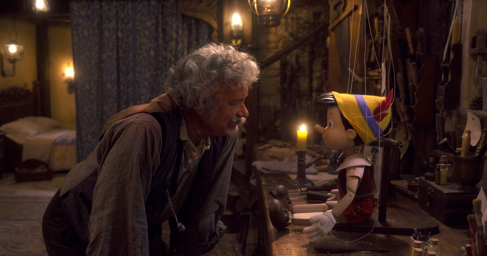Tom Hanks i Disneys Pinocchio (2022)