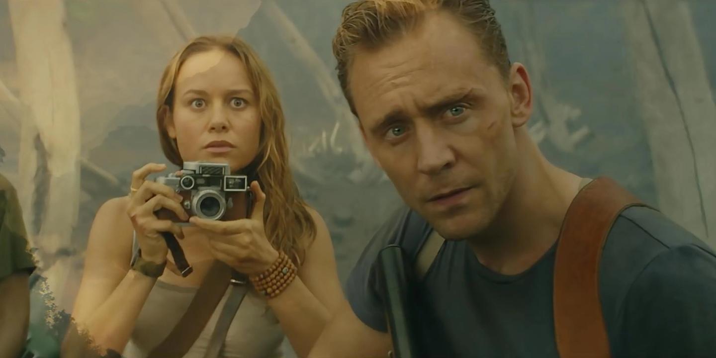 Brie Larsson og Tom Hiddleston i Kong: Skull Island