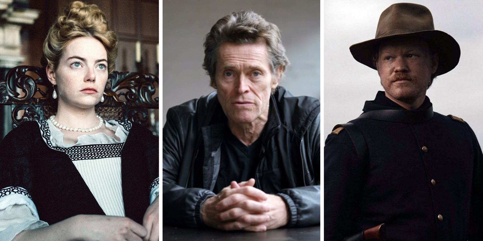 Emma Stone, Willem Dafoe, Jesse Plemons AND