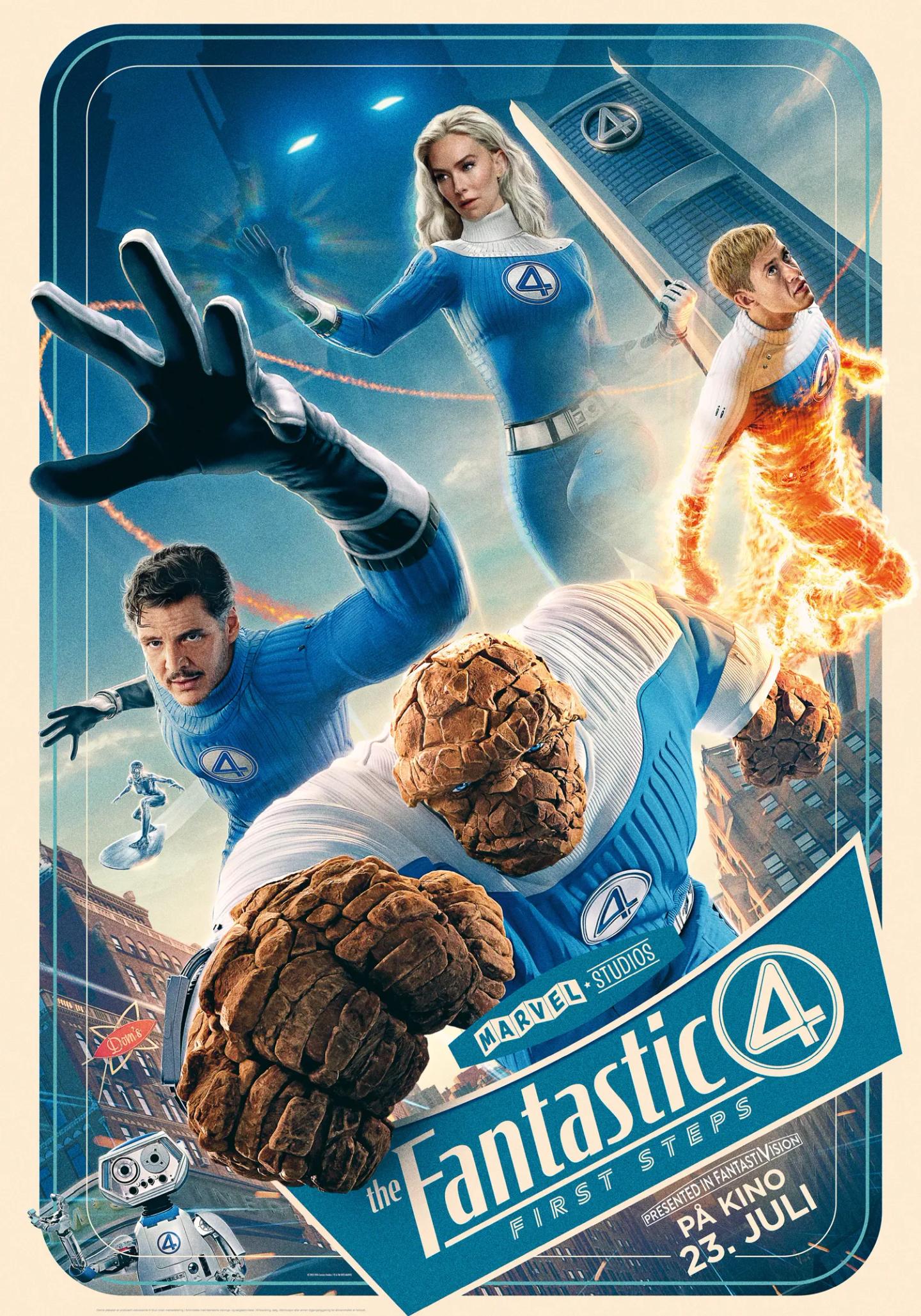 Plakat for 'Fantastic 4: First Steps'