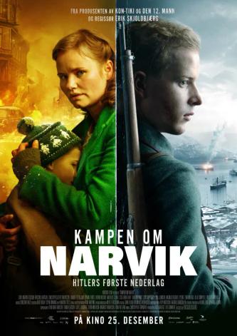 Plakat for 'Kampen om Narvik'