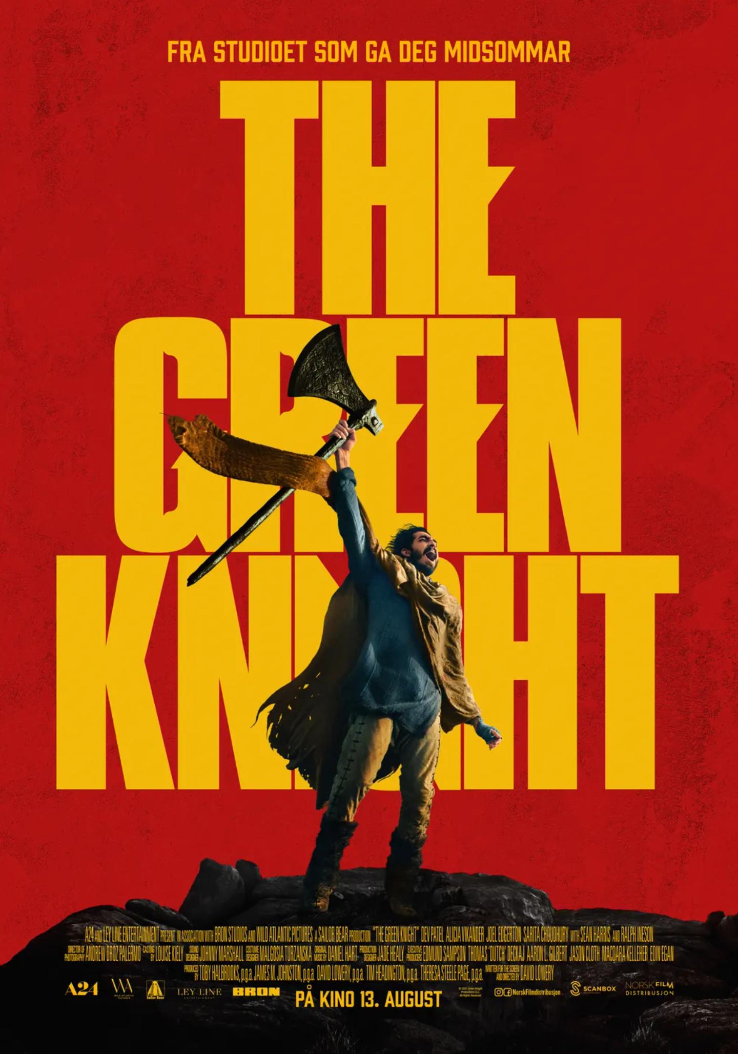 Plakat for 'The Green Knight'