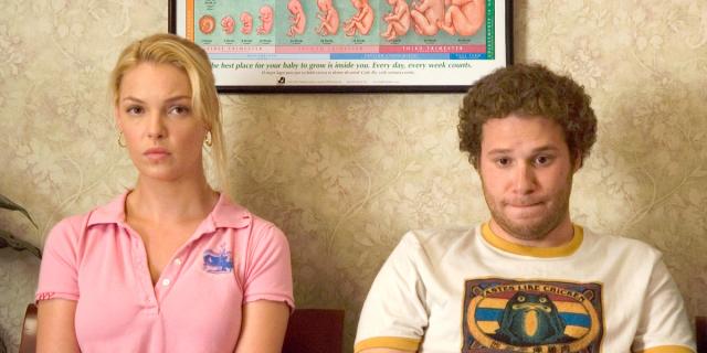 Katherine Heigl og Seth Rogen i Knocked Up
