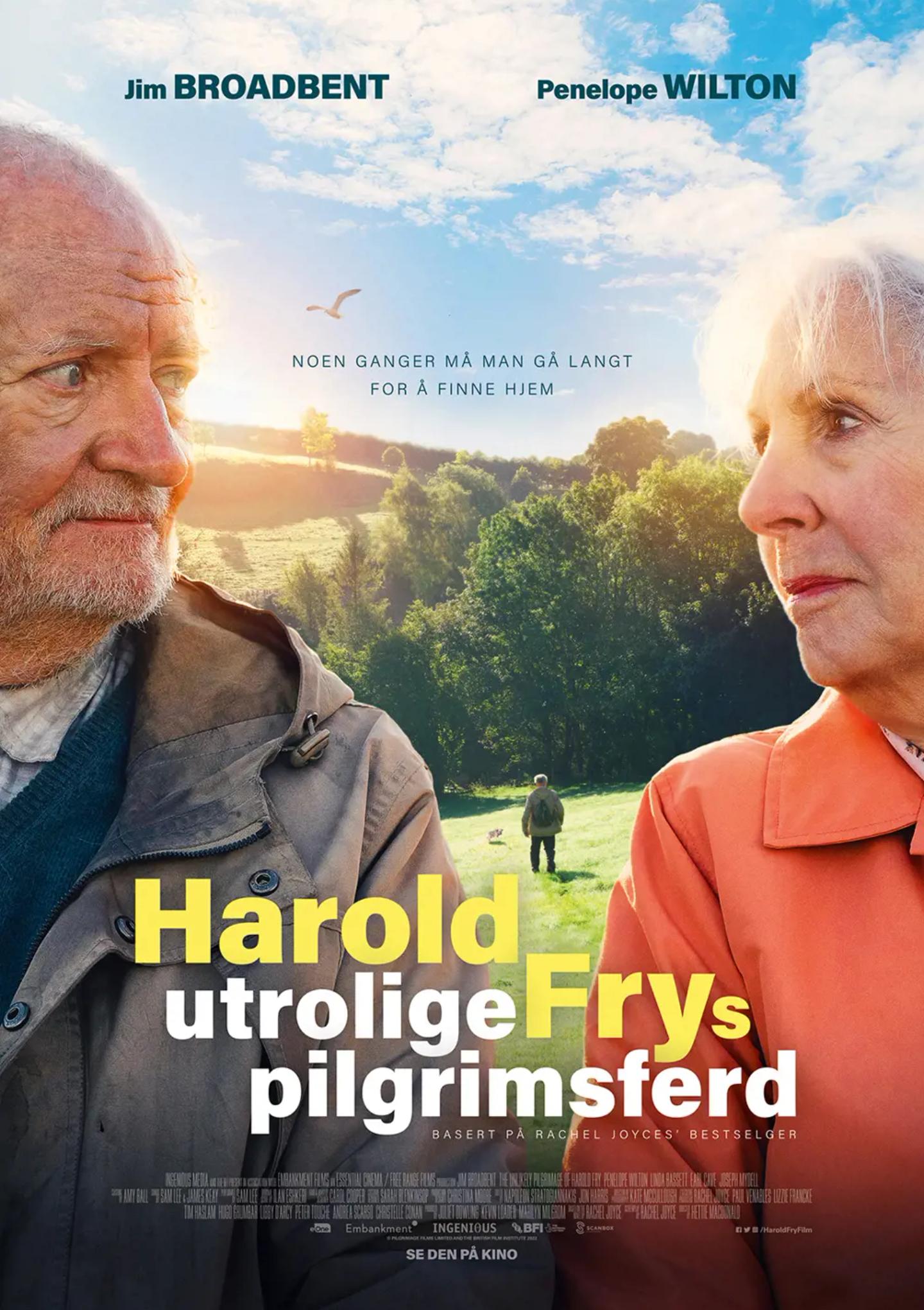 Plakat for 'Harold Frys utrolige pilgrimsferd '