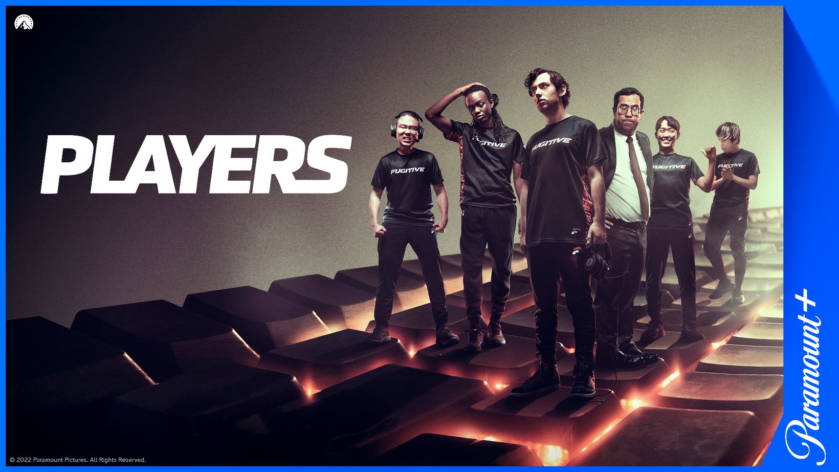 Players, med Paramount+-logo og legal line