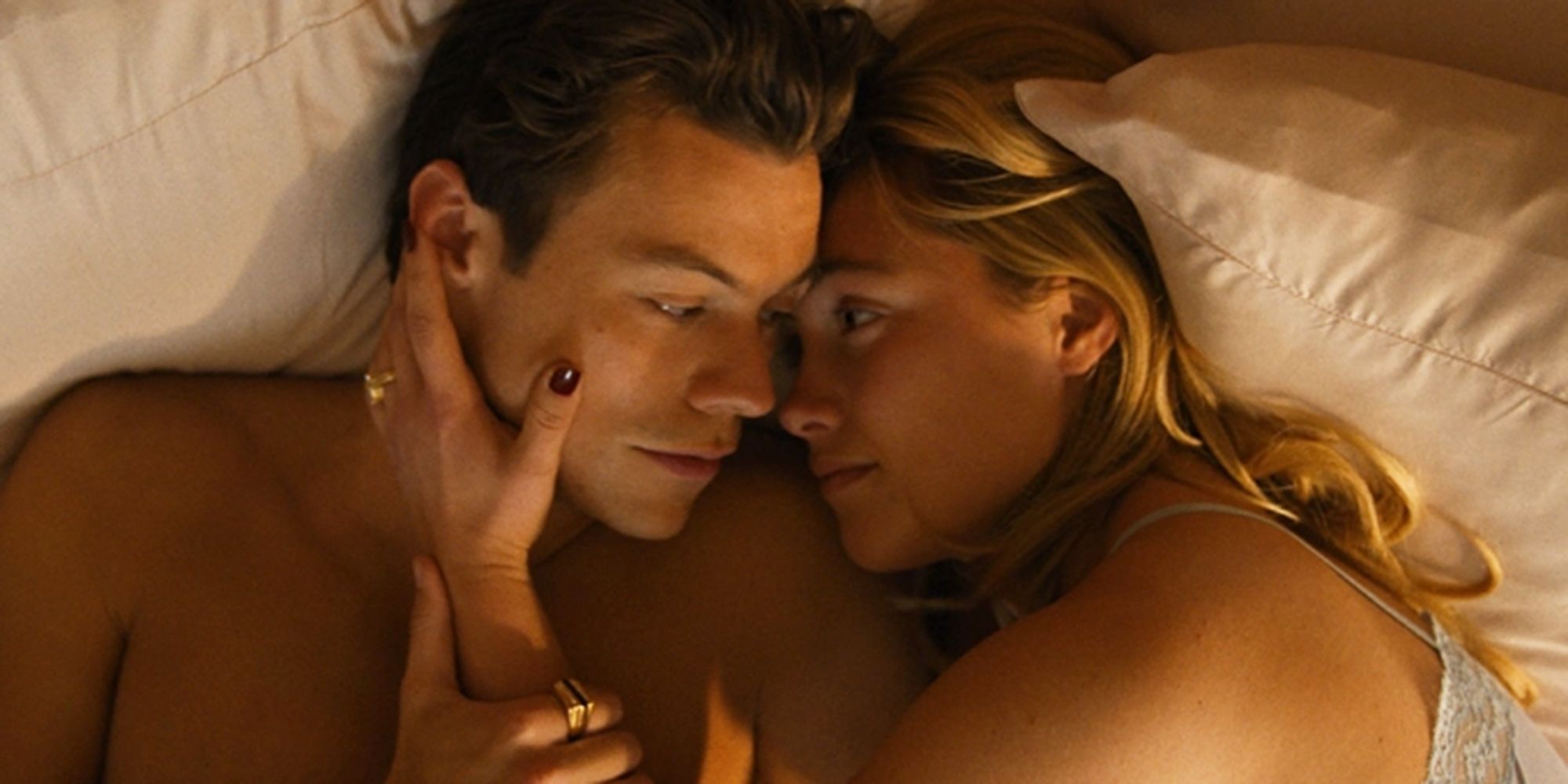 Harry Styles og Florence Pugh i Don't Worry Darling