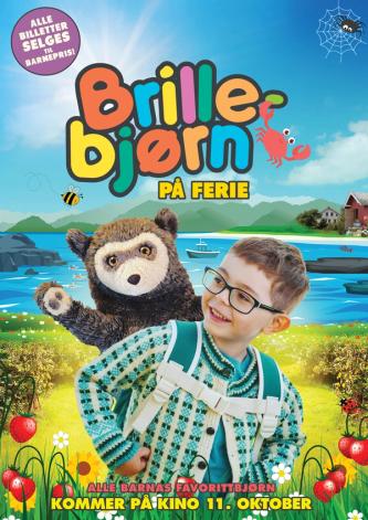 Plakat for 'Brillebjørn på ferie'
