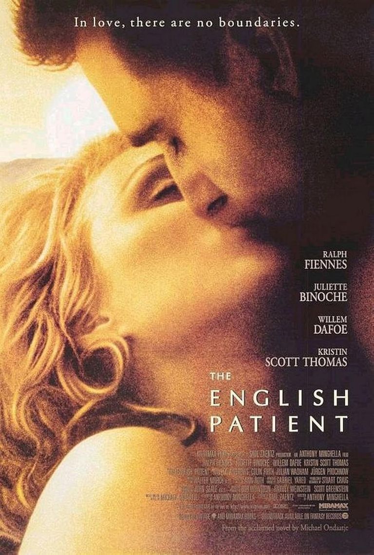 Plakat for 'Den engelske pasienten (Cinemateket)'