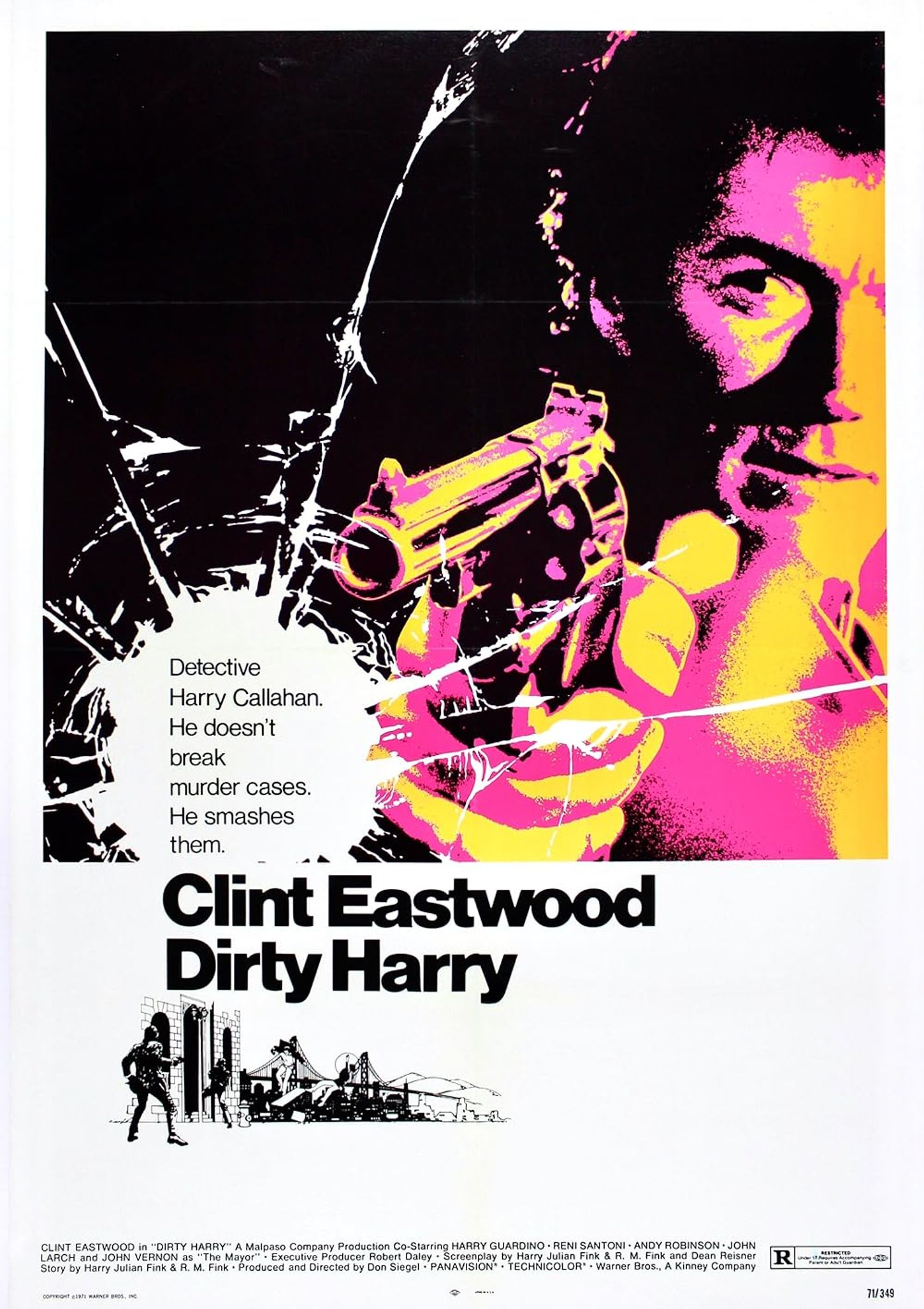 Plakat for 'Dirty Harry'