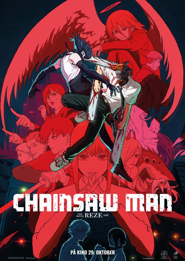 Plakat for 'Chainsaw Man - The Movie: Reze Arc'
