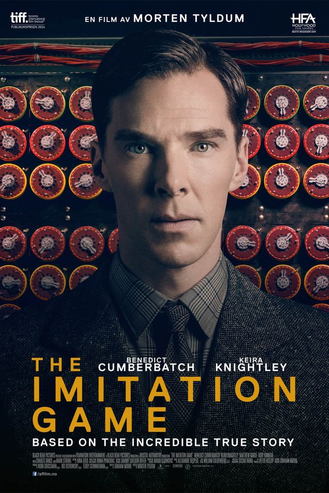 Benedict Cumberbatch som Alan Turing i The Imitation Game