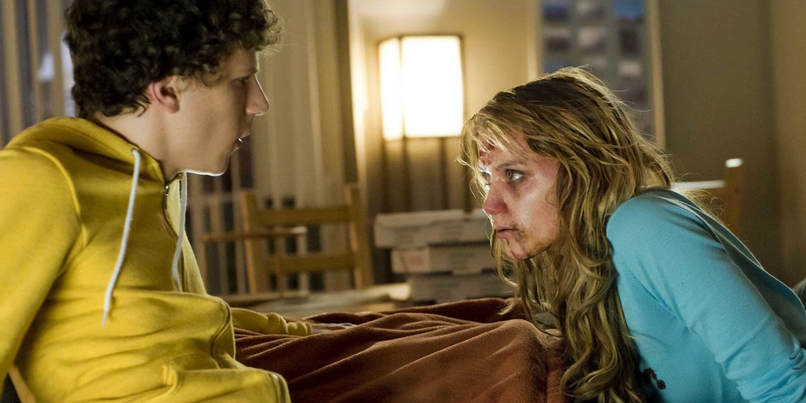 Jesse Eisenberg og Amber Heard i Zombieland