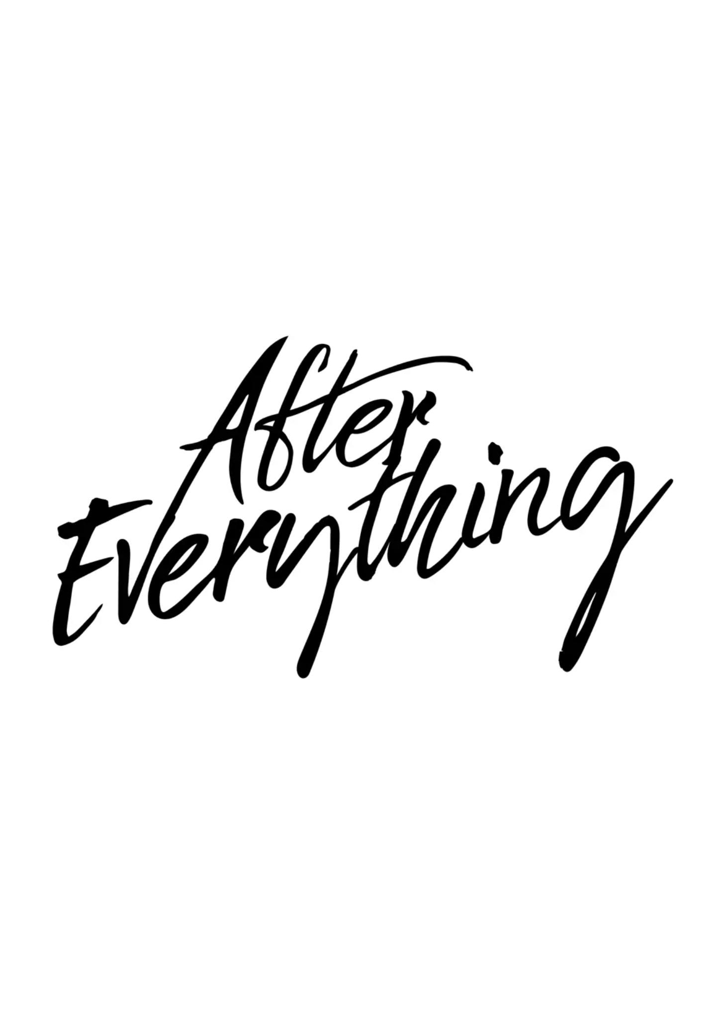 Plakat for 'After everything'