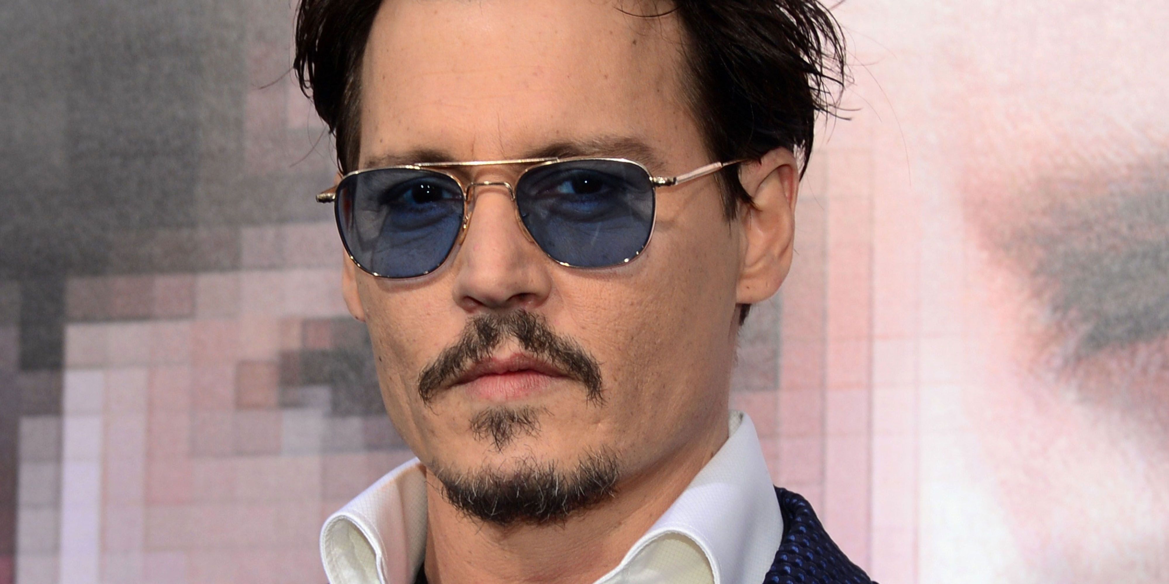 Johnny Depp på premieren til Transcendence