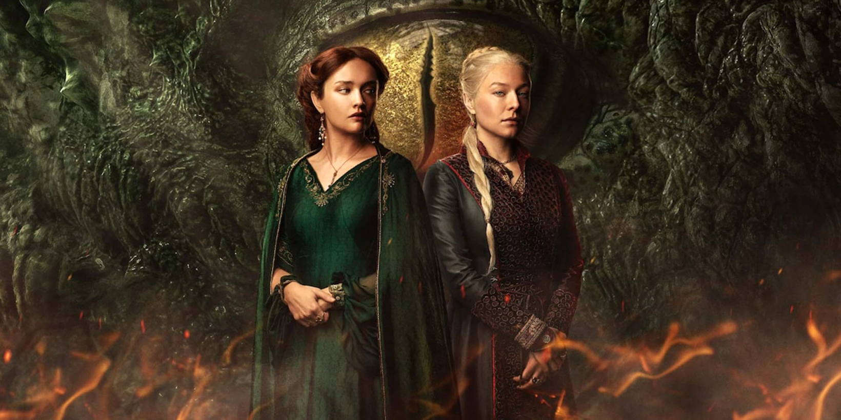 Olivia Cooke og Emma D'Arcy i første sesong av House of the Dragon