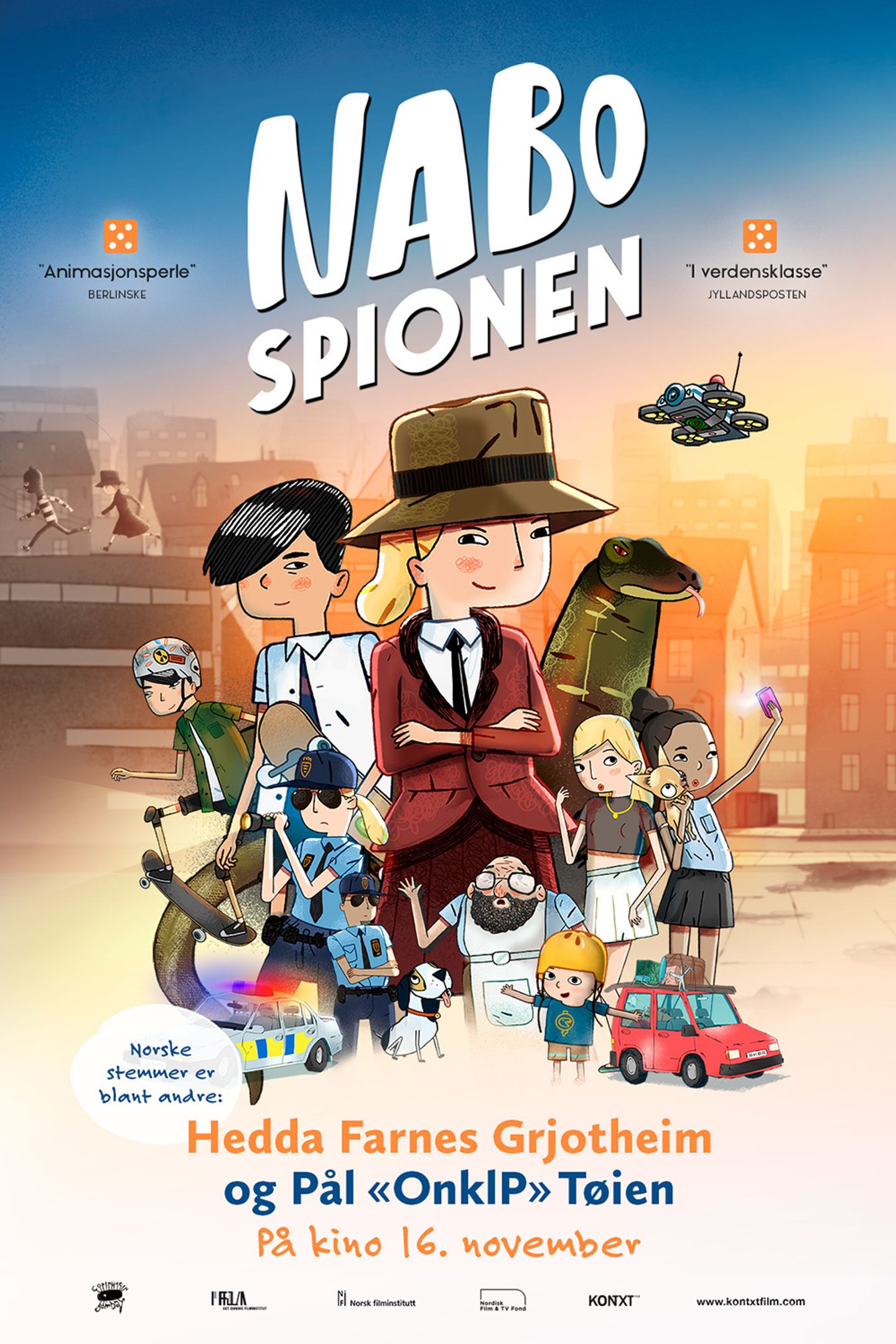 Plakat for 'Nabospionen'