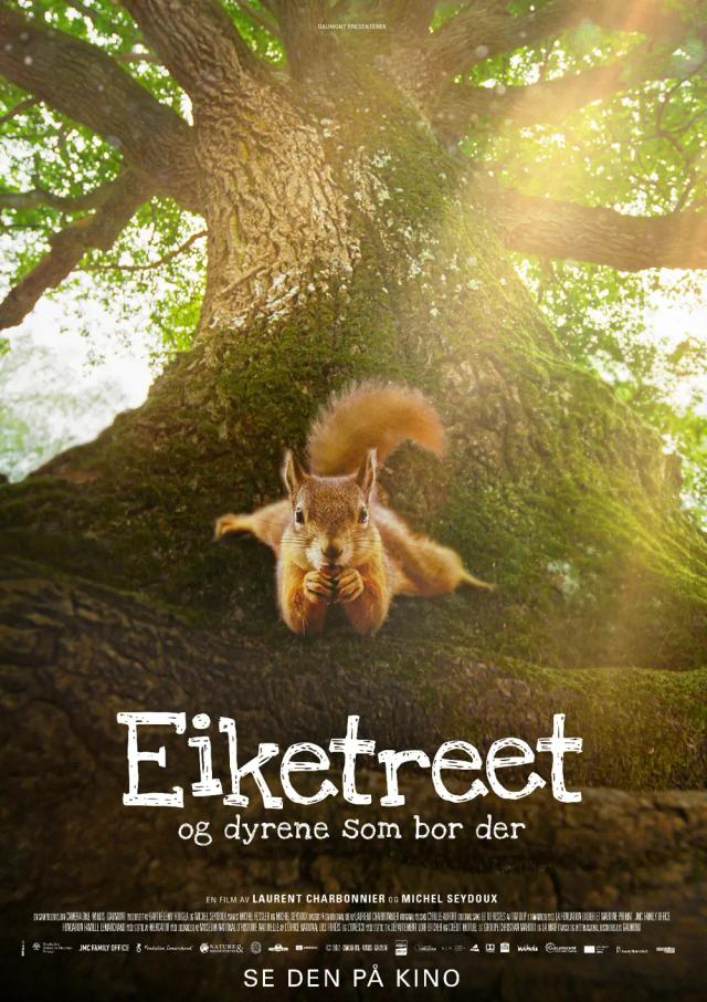 Plakat for 'Eiketreet og dyrene som bor der'