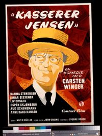 Plakat for 'Kasserer Jensen'