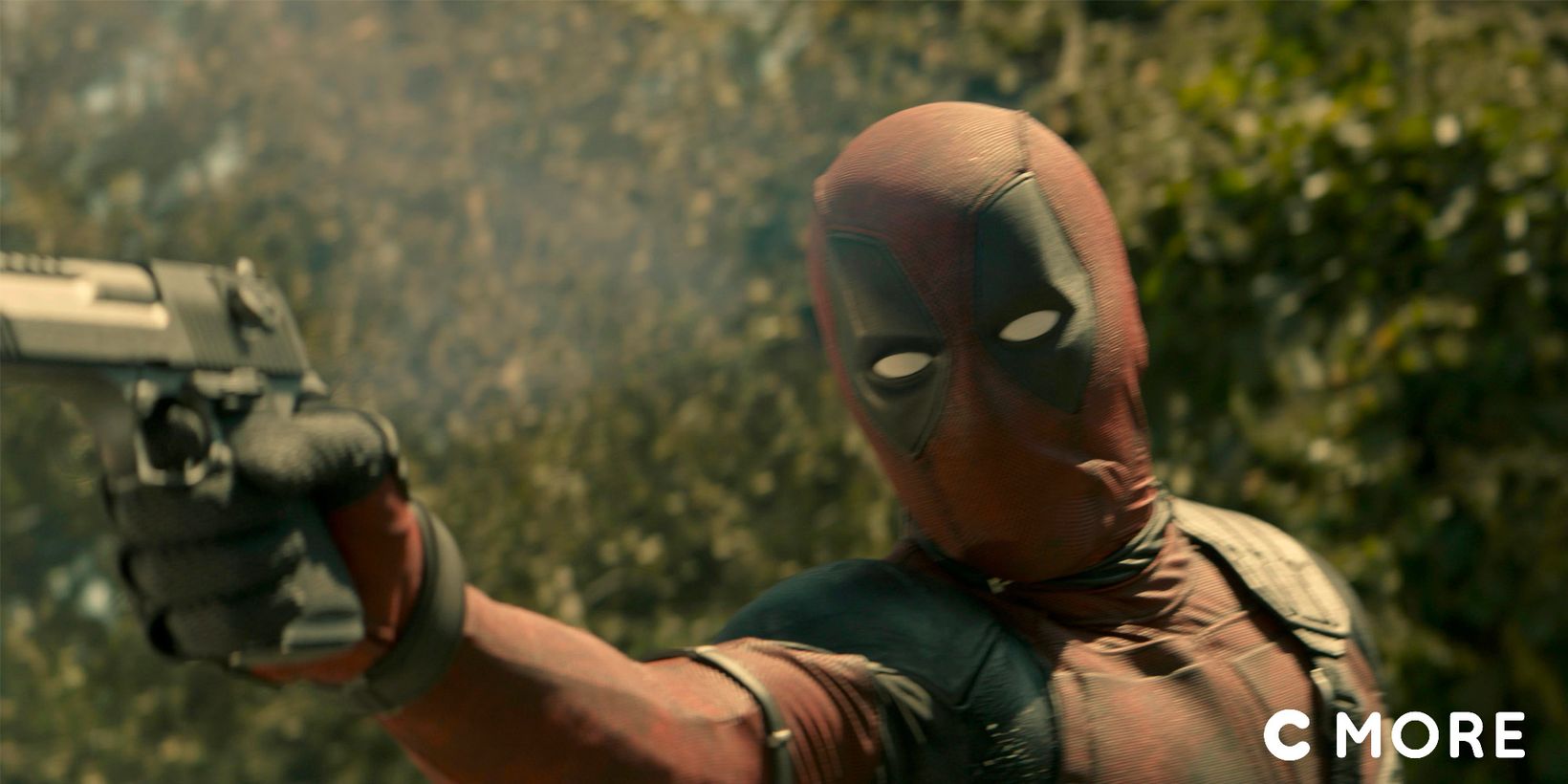 Deadpool 2 med CMore-logo