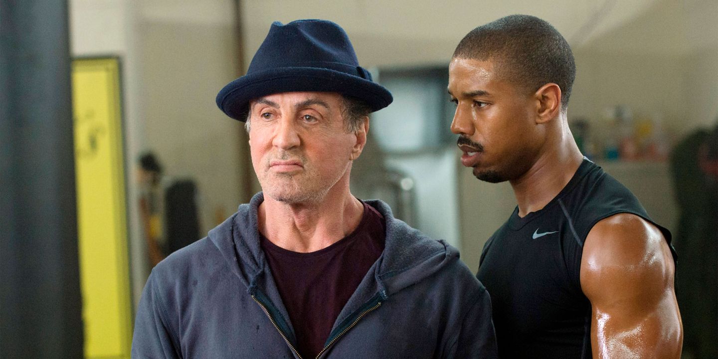 Sylvester Stallone og Michael B. Jordan i Creed