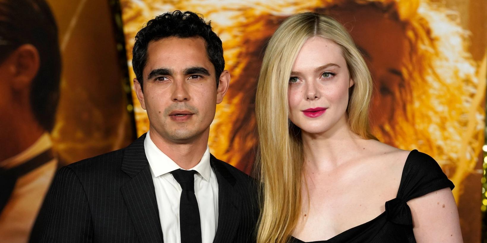 Max Minghella og Elle Fanning på premieren av "Babylon" i 2022