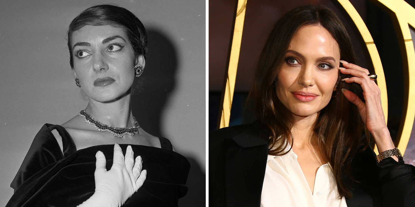 Maria Callas og Angelina Jolie