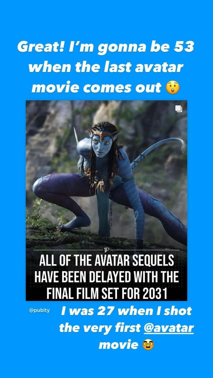 Zoe Zaldana, Instagram story