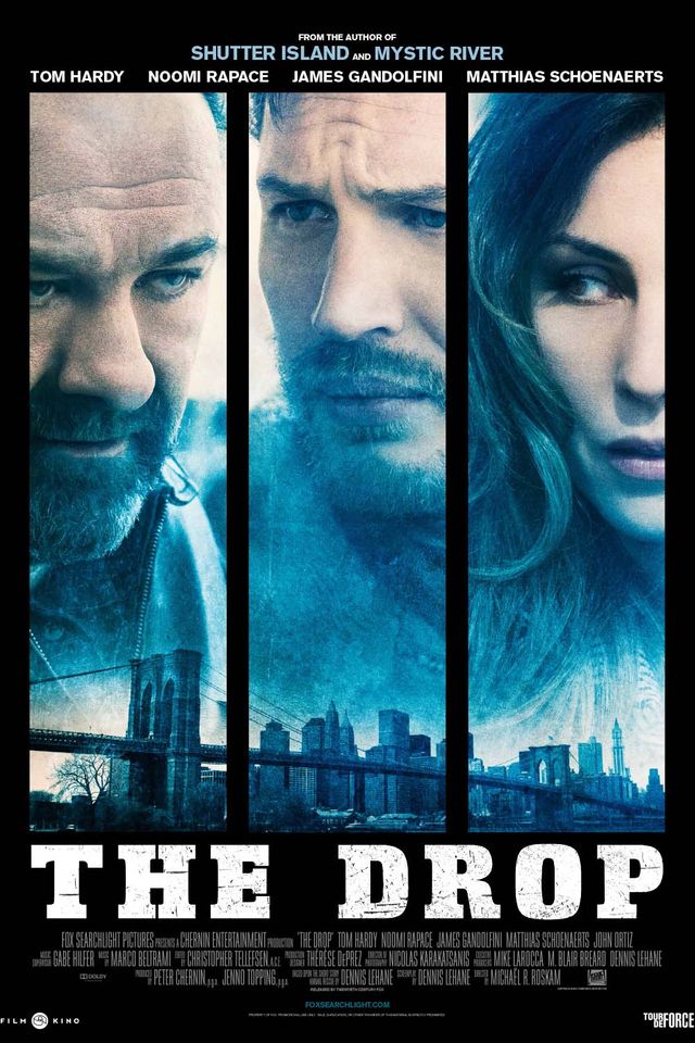 James Gandolfini og Tom Hardy i The Drop