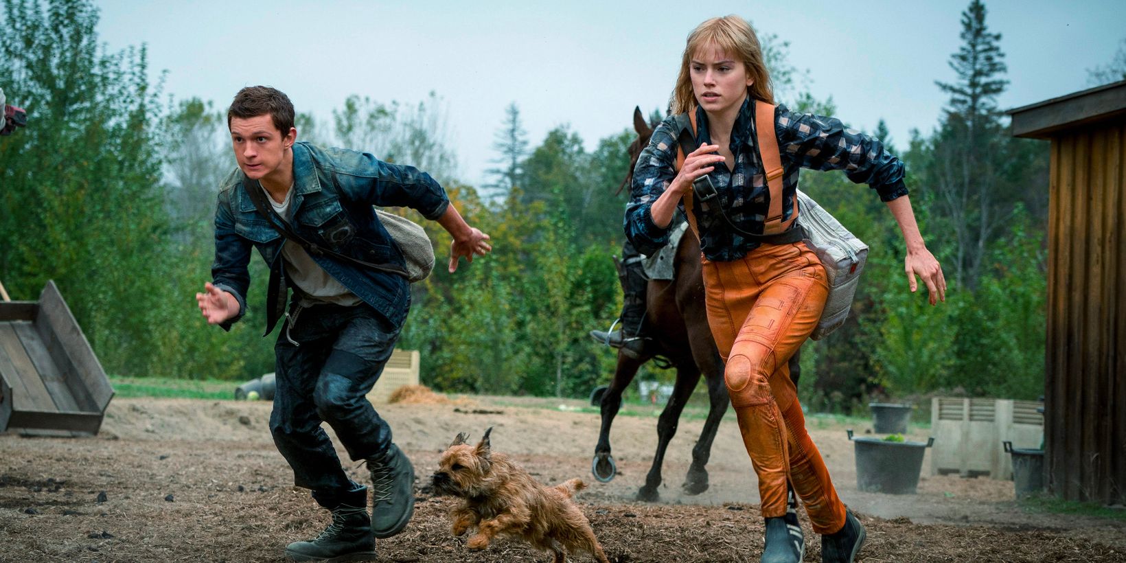 Tom Holland og Daisy Ridley i Chaos Walking