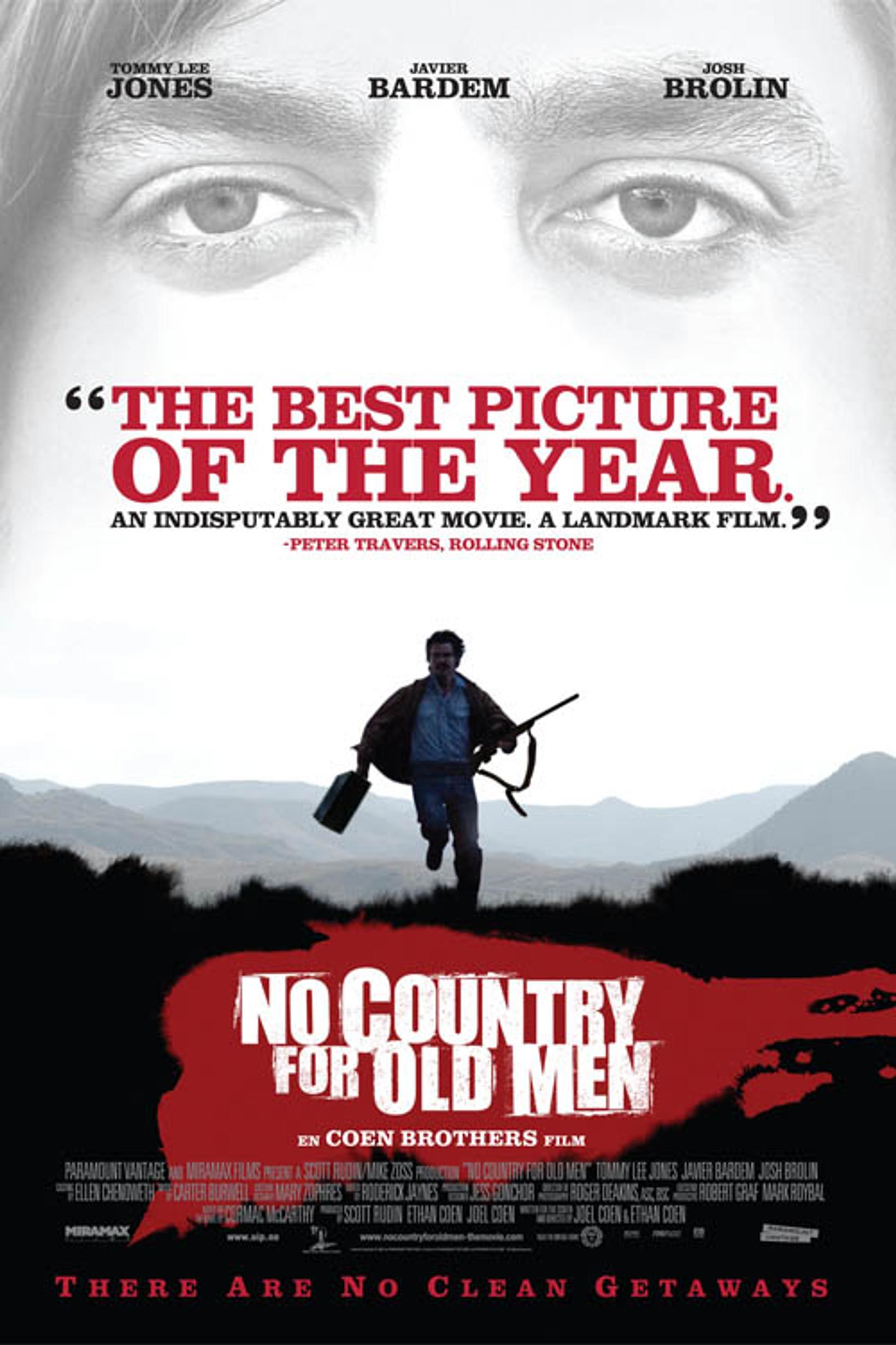Plakat for 'No Country for Old Men'