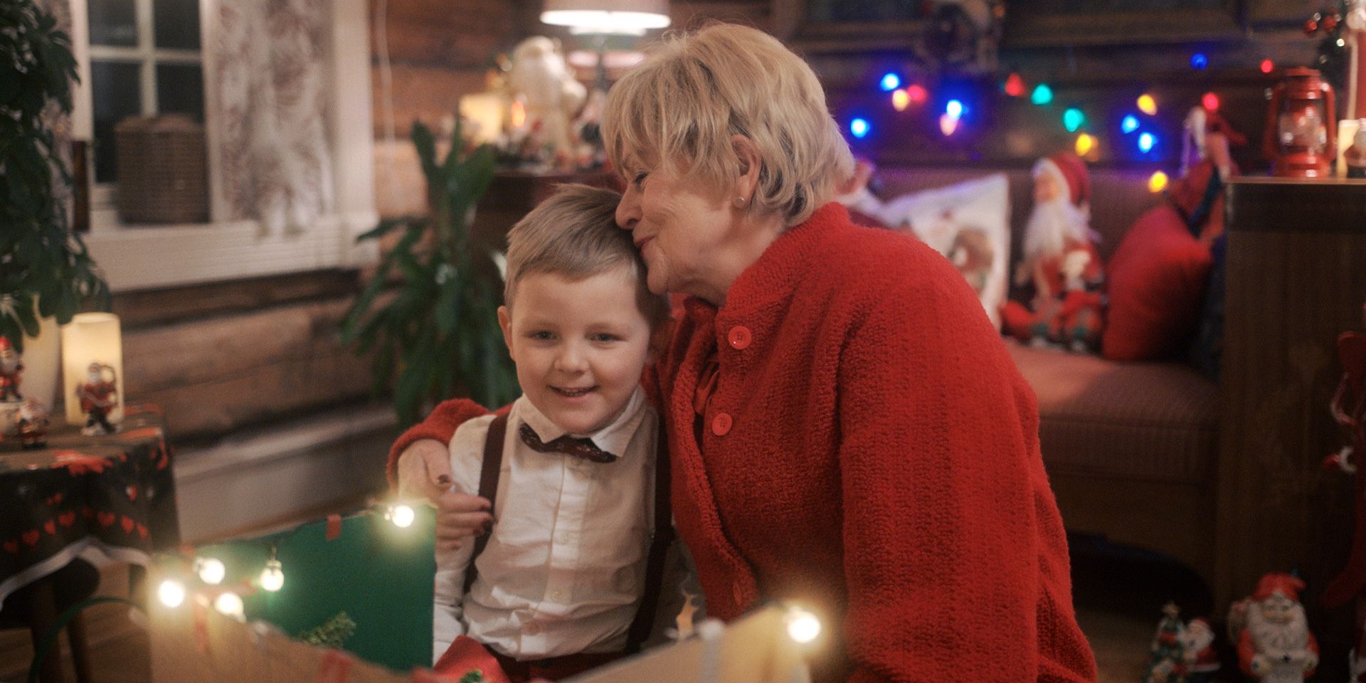 Brillebjørn feirer jul
