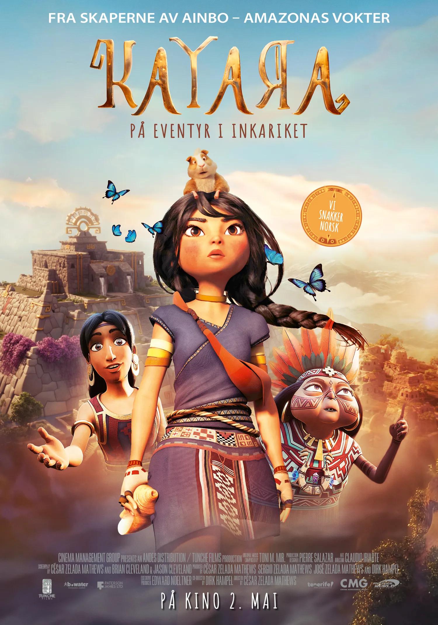 Plakat for 'Kayara - På eventyr i Inkariket'