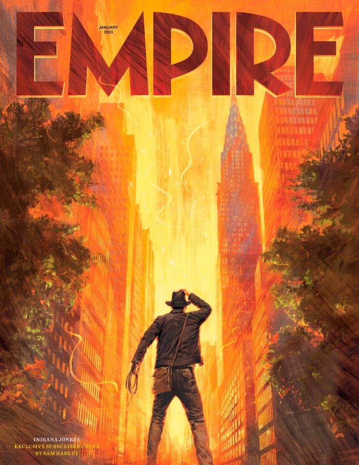 Harrison Ford Indiana Jones Empire-omslag