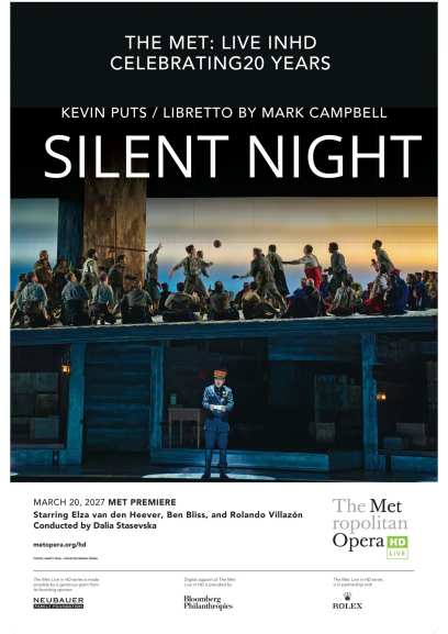 Plakat for 'The Met Opera: SILENT NIGHT (Music by Kevin Puts / Libretto by Mark Campbell)'