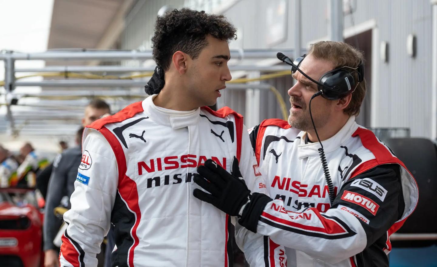 two men wearing goggles