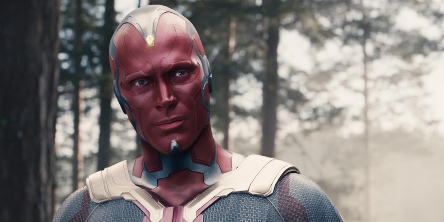Paul Bettany som the Vision i Avengers: Age of Ultron