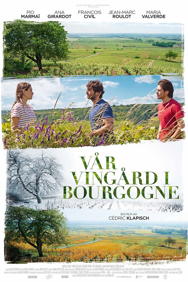 François Civil, Pio Marmaï og Ana Girardot i Vår vingård i Bourgogne
