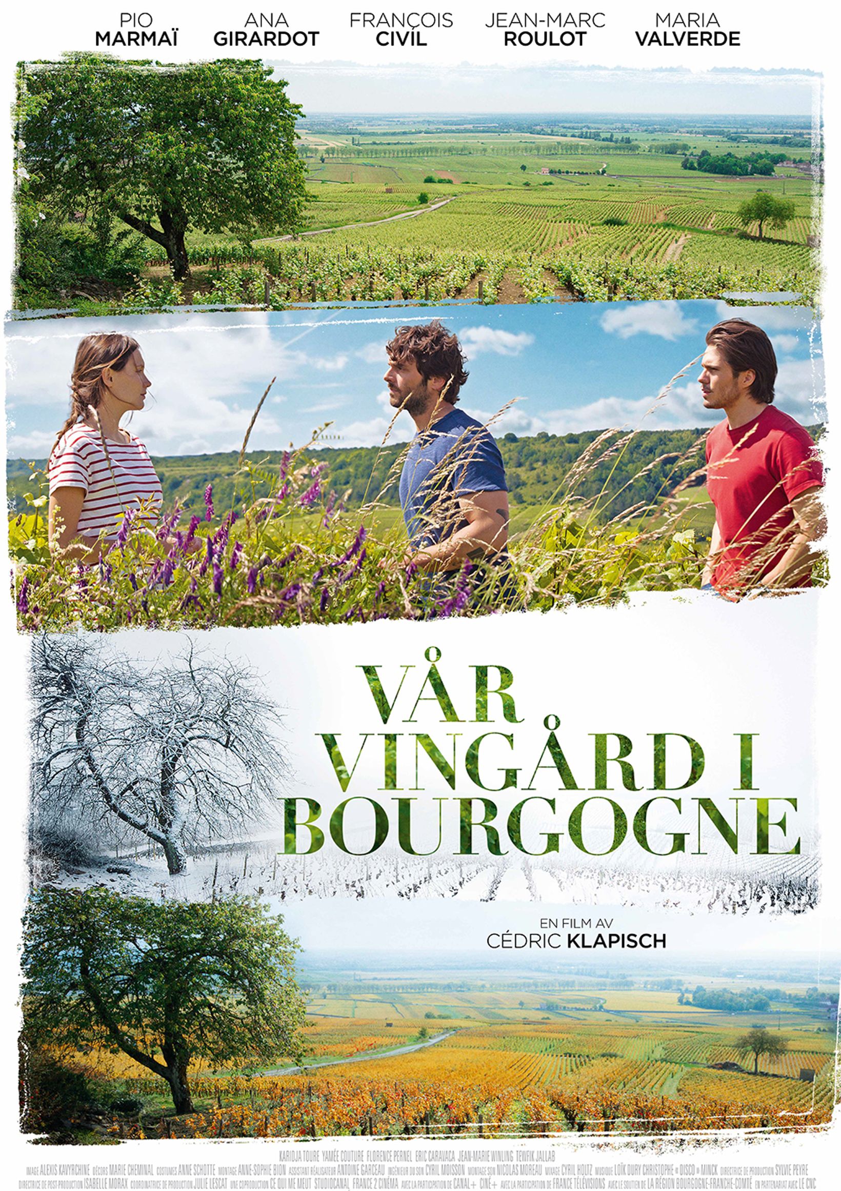 Plakat for 'Vår vingård i Bourgogne'