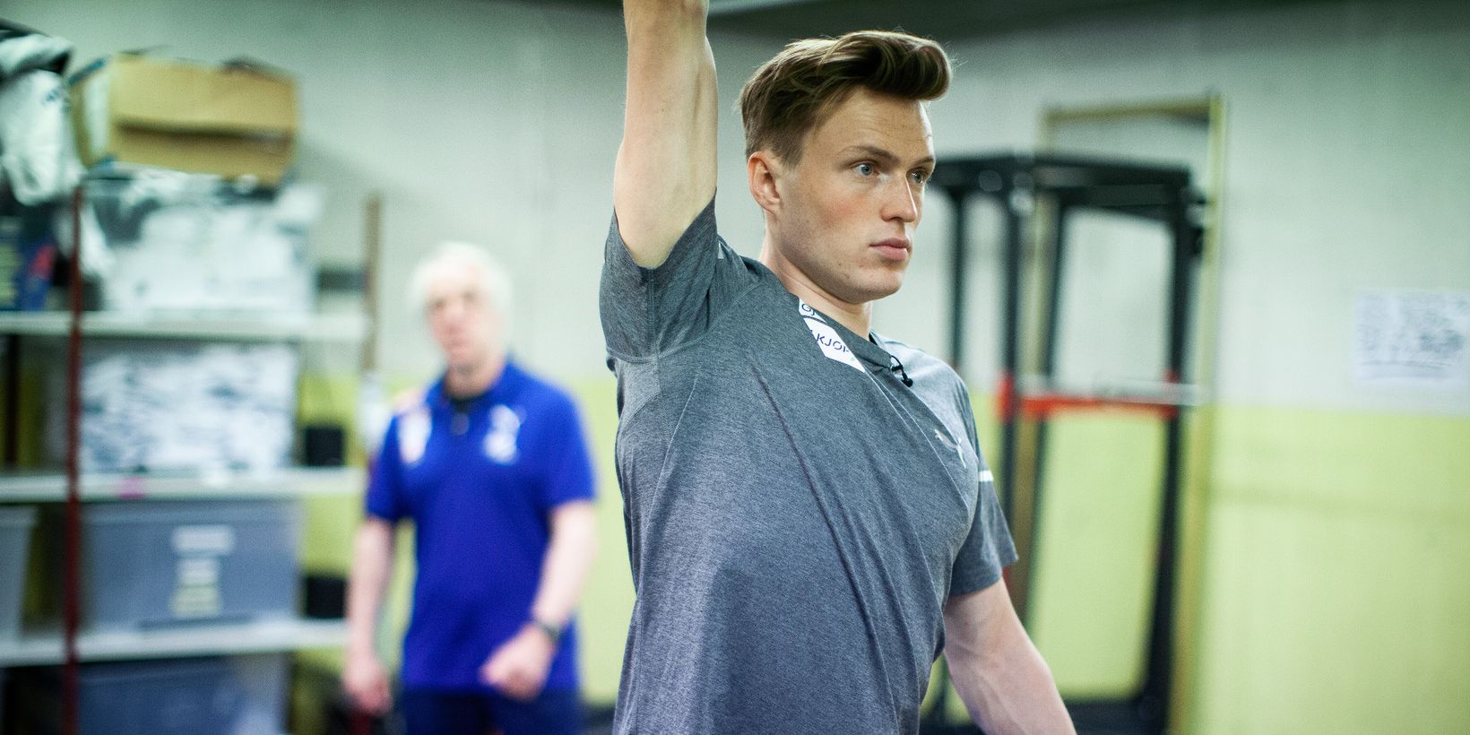Karsten Warholm i Karsten og Leif