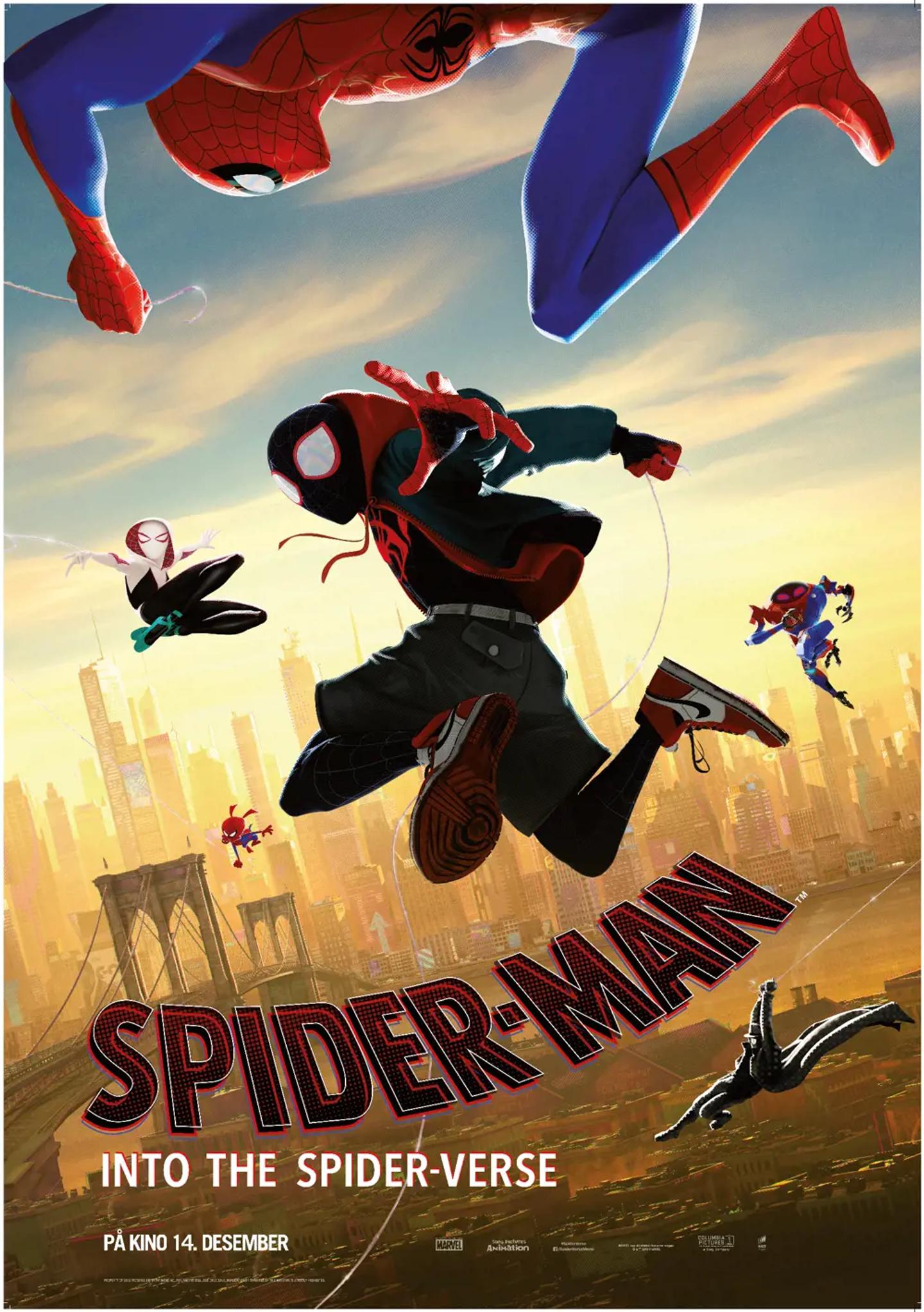 Plakat for 'Spider-Man: Into The Spider-Verse'