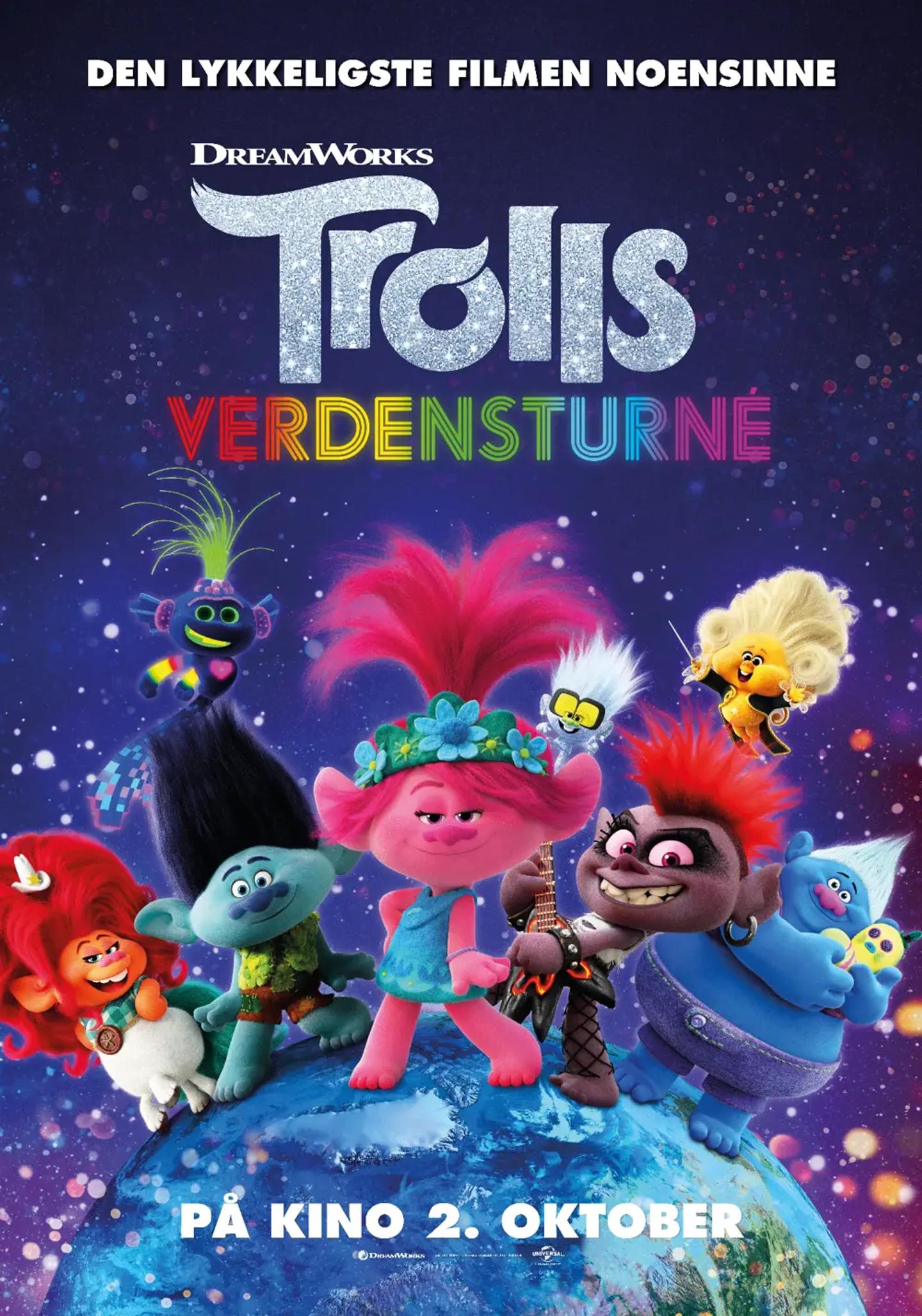 Plakat for 'Trolls – Verdensturné'