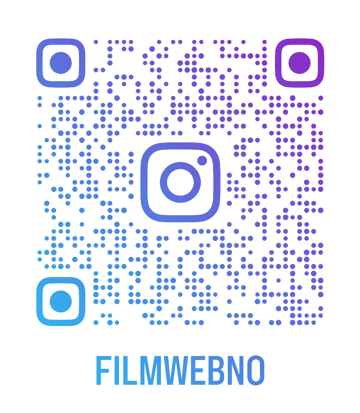 Filmweb Instagram QR kode