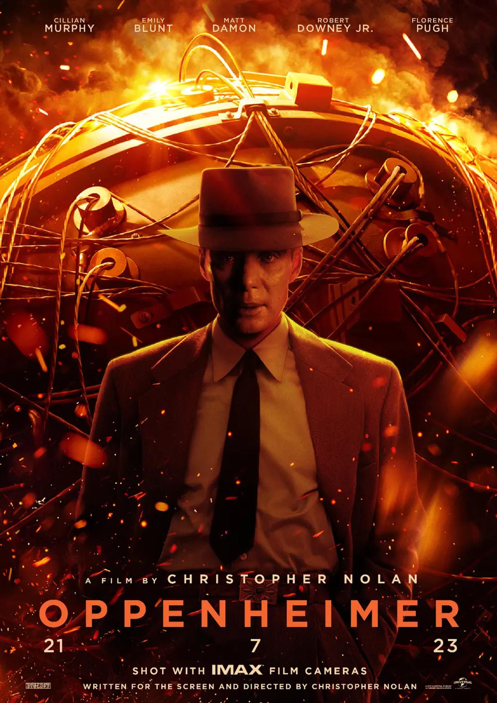 Plakat for 'Oppenheimer'