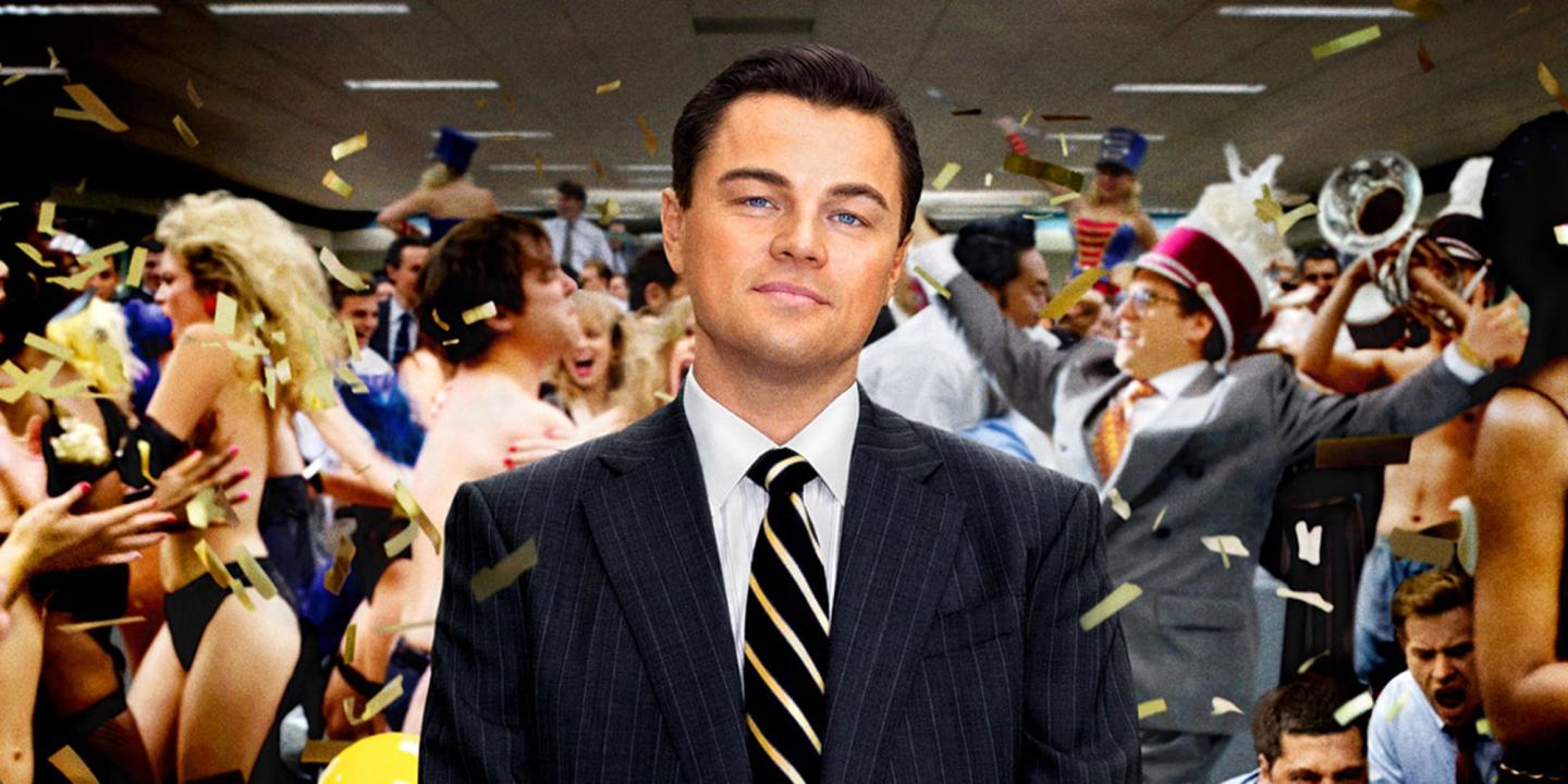 Leonardo DiCaprio i The Wolf of Wall Street