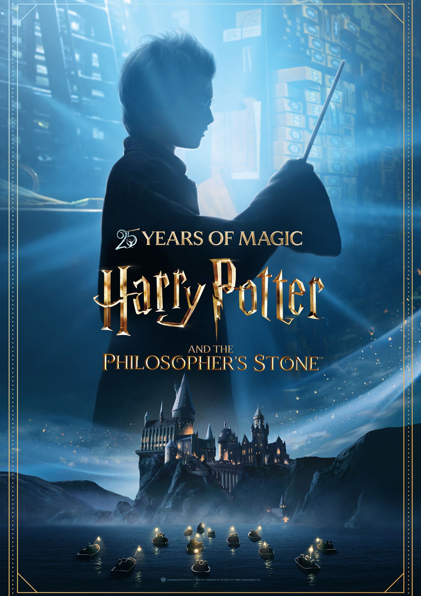 Plakat for 'Harry Potter og de vises stein'