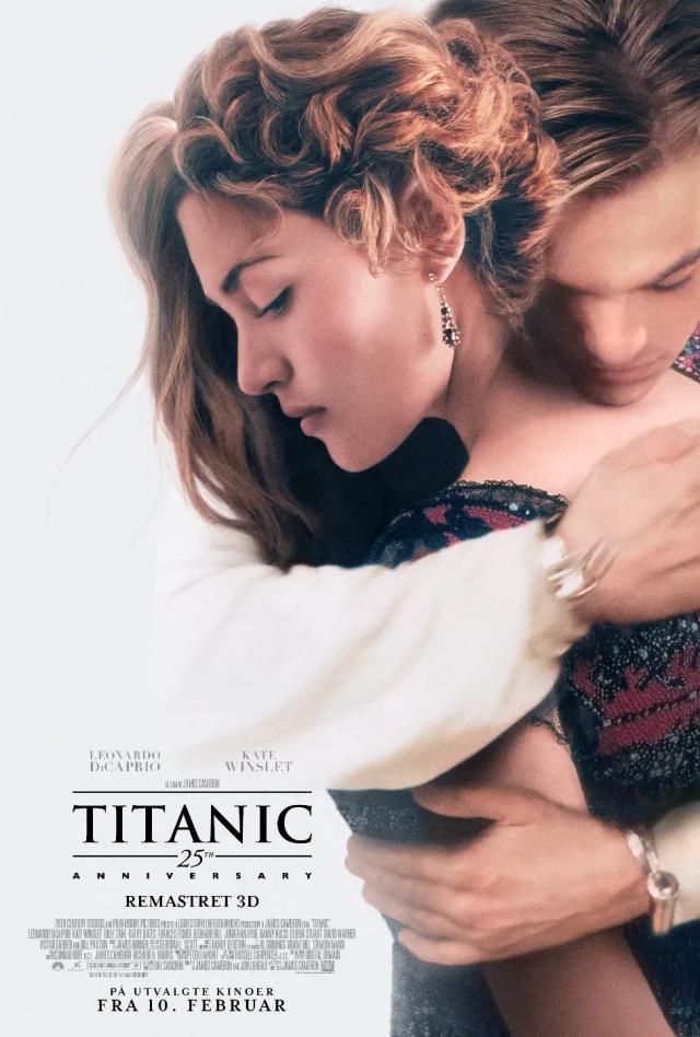 Plakat for 'Titanic 25-årsjubileum'