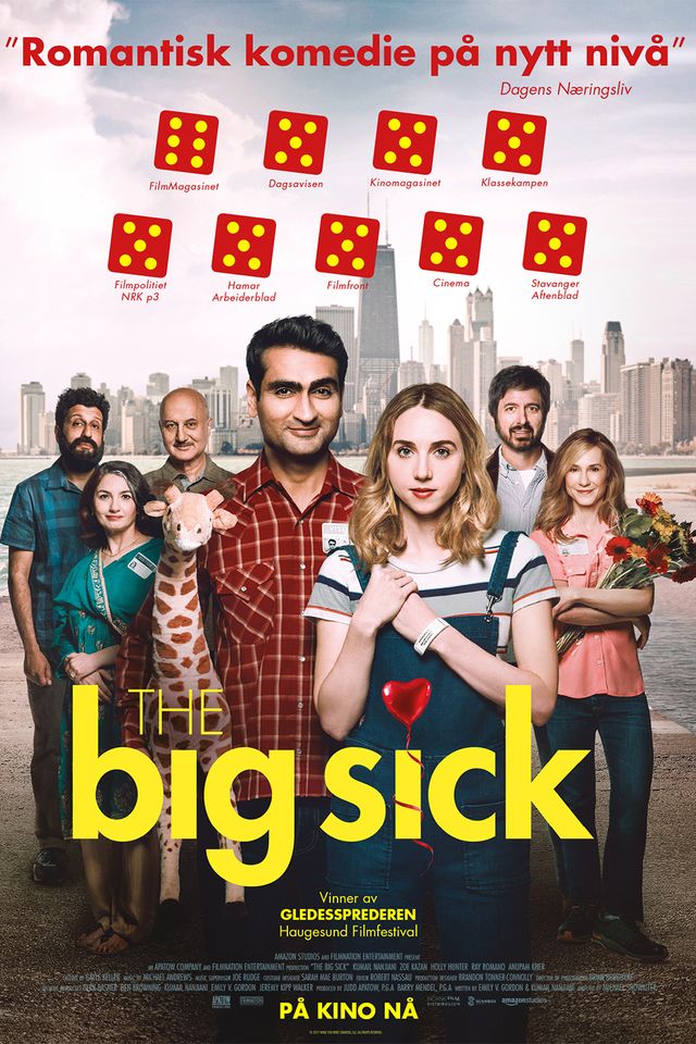 Zoe Kazan og Kumail Nanjiani i The Big Sick