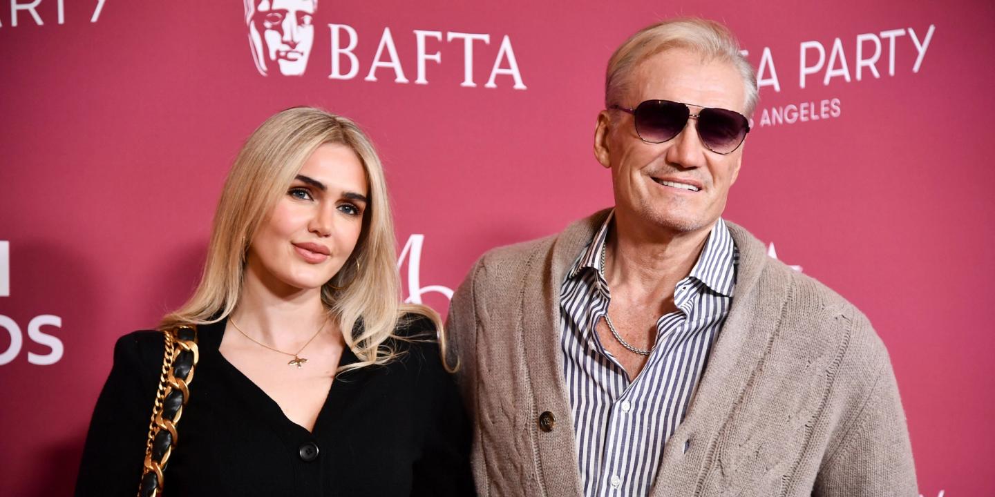 Emma Krokdal og Dolph Lundgren